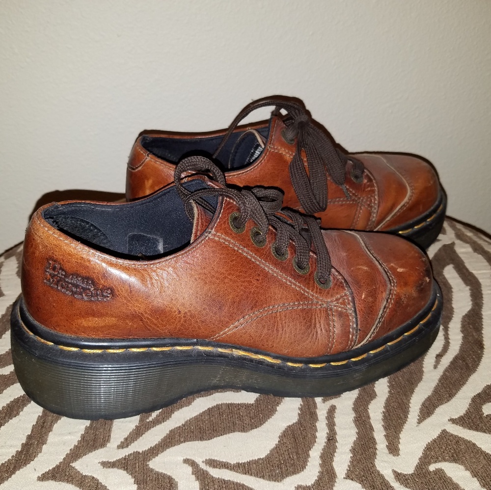 Dr. Martens tan shoes
